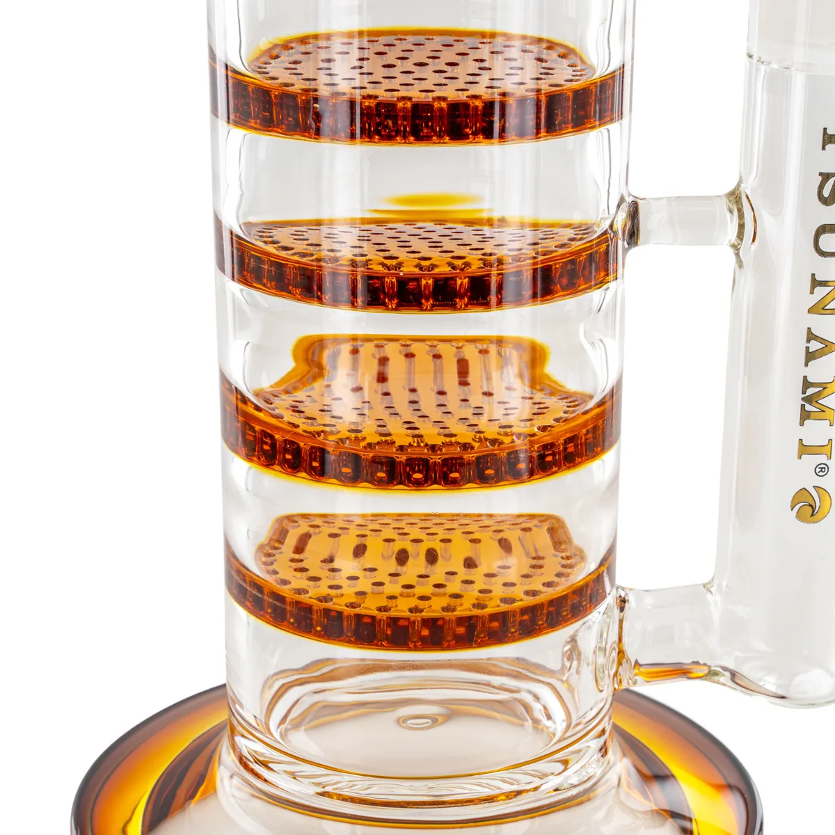 Bong Turbine Triple Honeycomb 18" (Tsunami Glass) — image 3