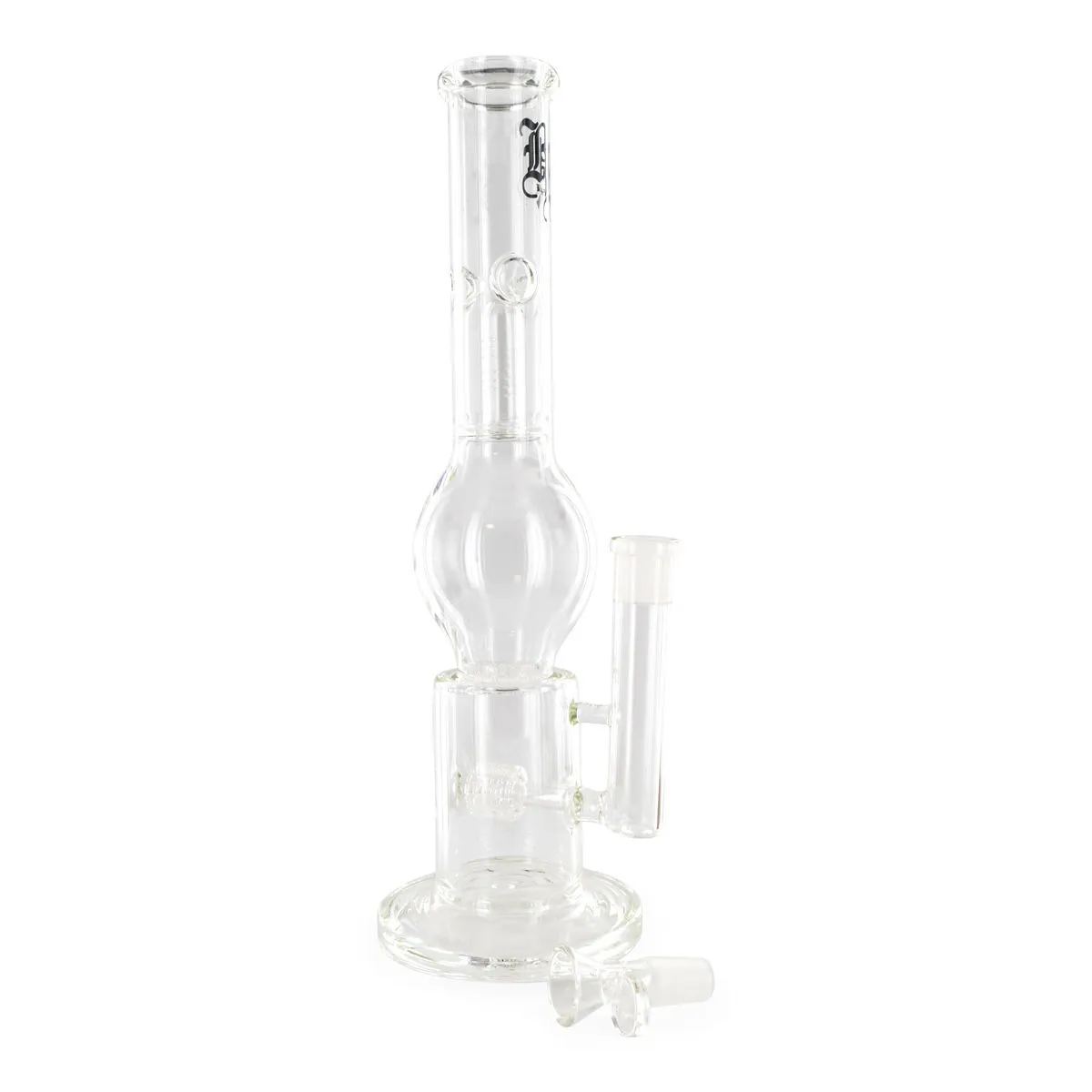 Bong en verre à triple percolateur Black Leaf — image 3